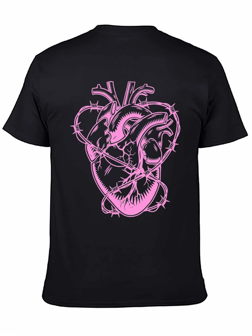 Heart Wrapped in Barbed Wire T-Shirt