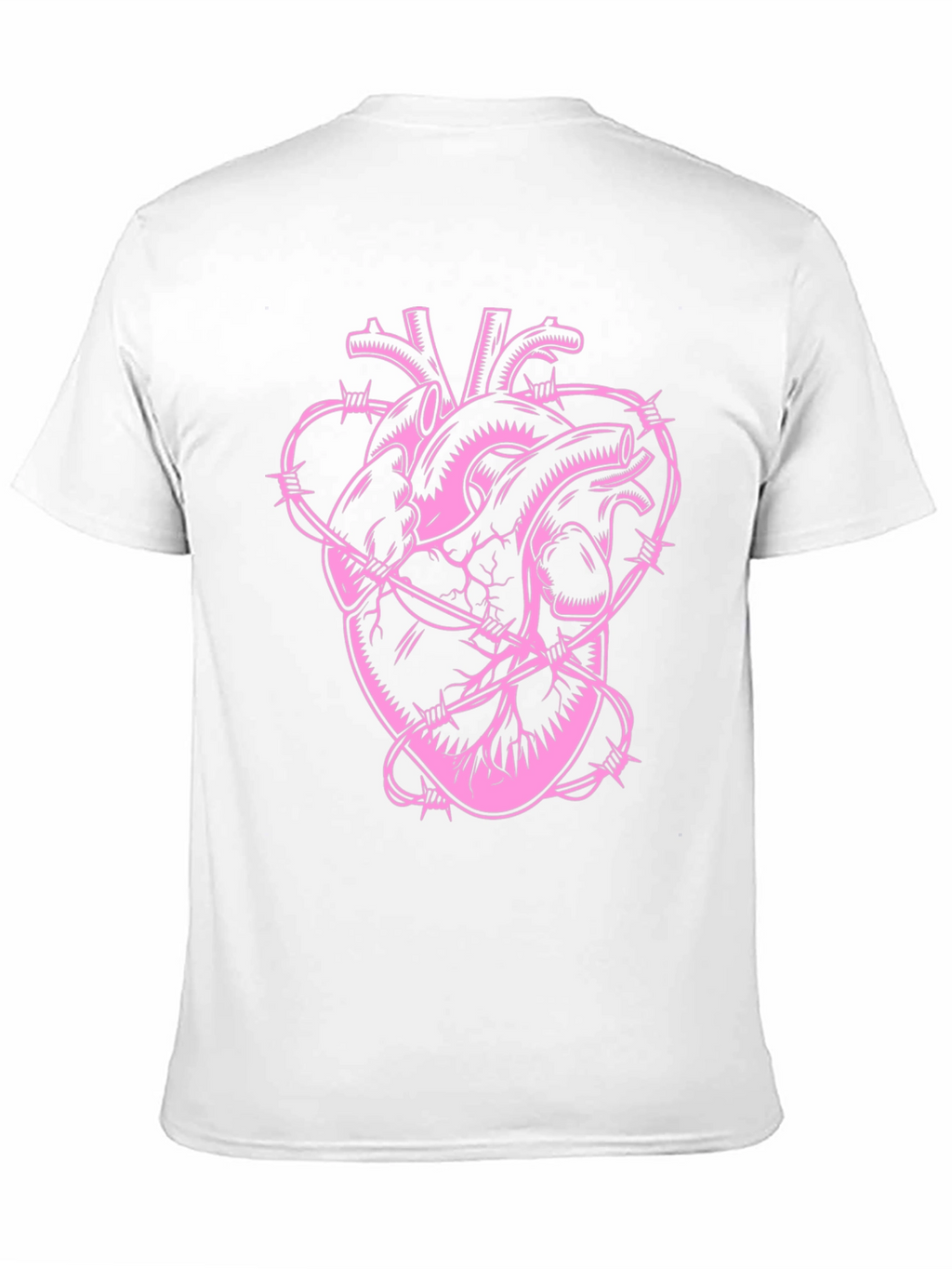 Heart Wrapped in Barbed Wire T-Shirt