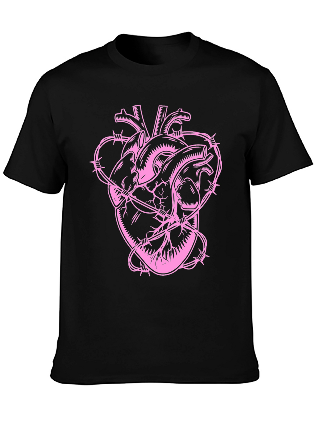 Heart Wrapped in Barbed Wire T-Shirt