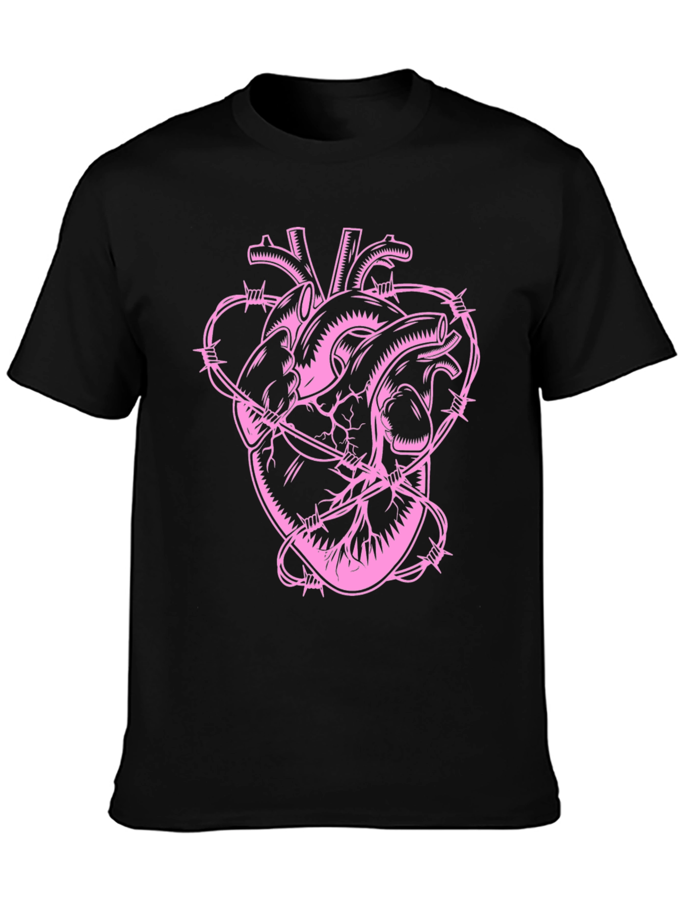 Heart Wrapped in Barbed Wire T-Shirt