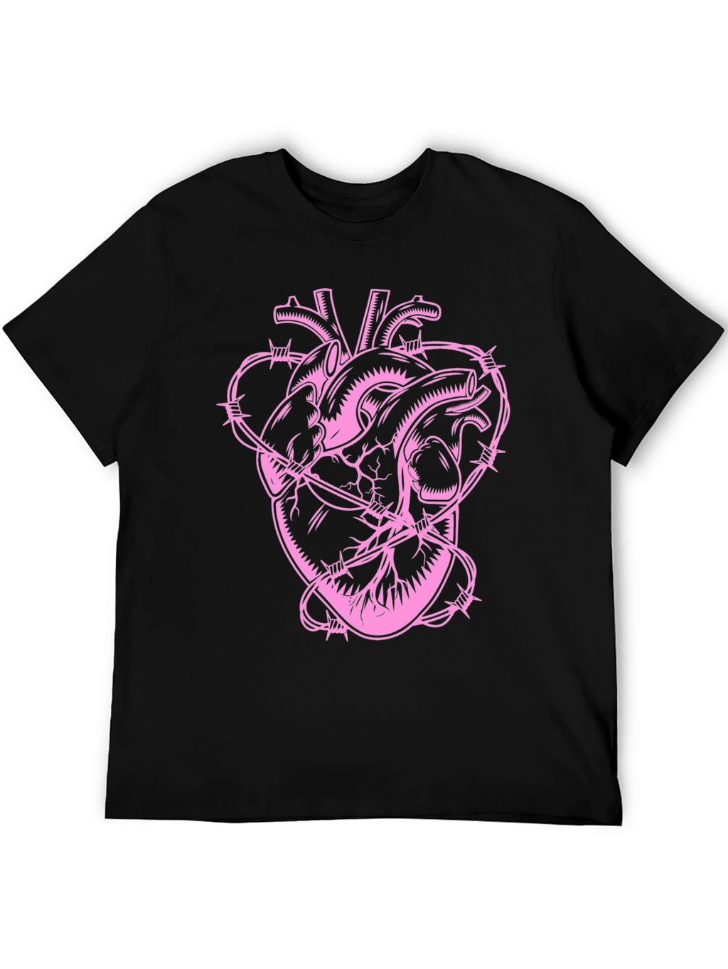 Heart Wrapped in Barbed Wire T-Shirt