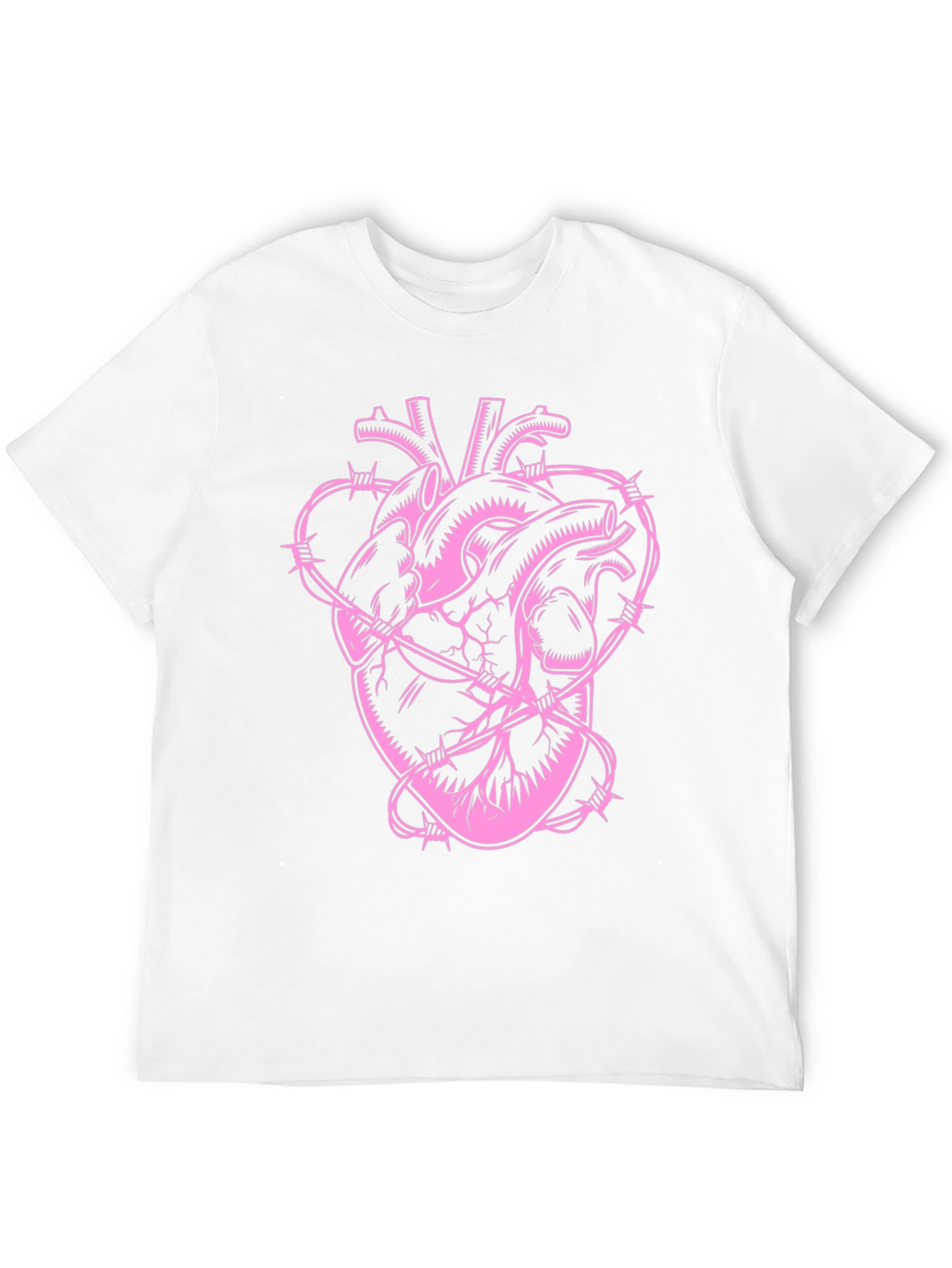 Heart Wrapped in Barbed Wire T-Shirt
