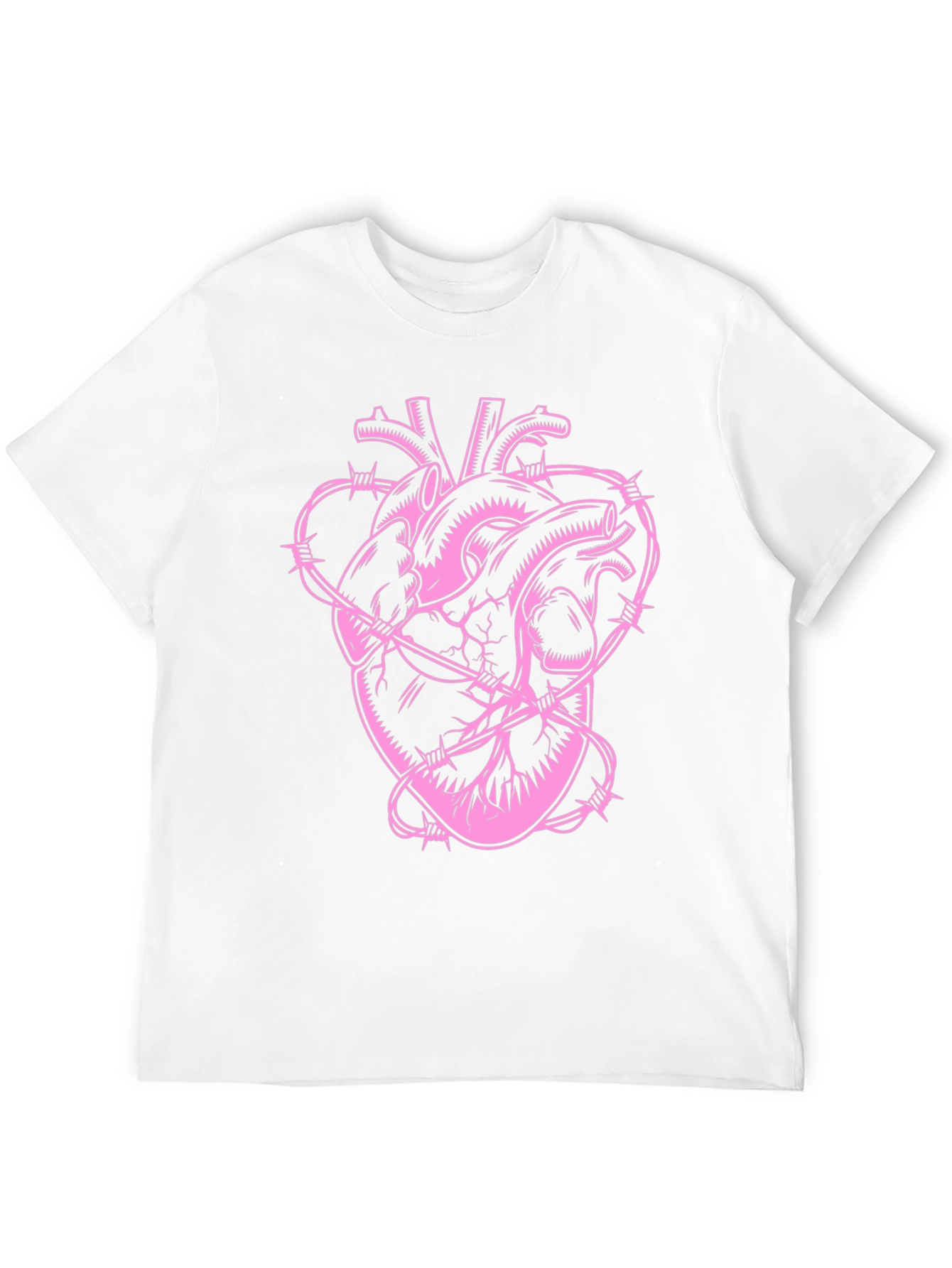 Heart Wrapped in Barbed Wire T-Shirt