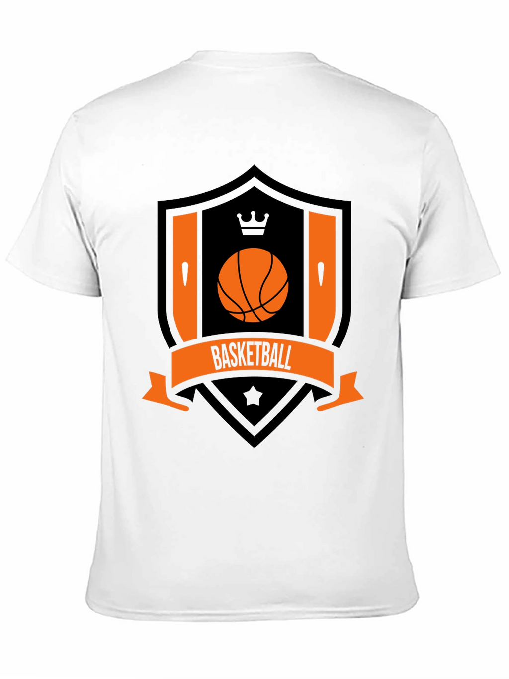 Basketball Crest Black T-Shirt