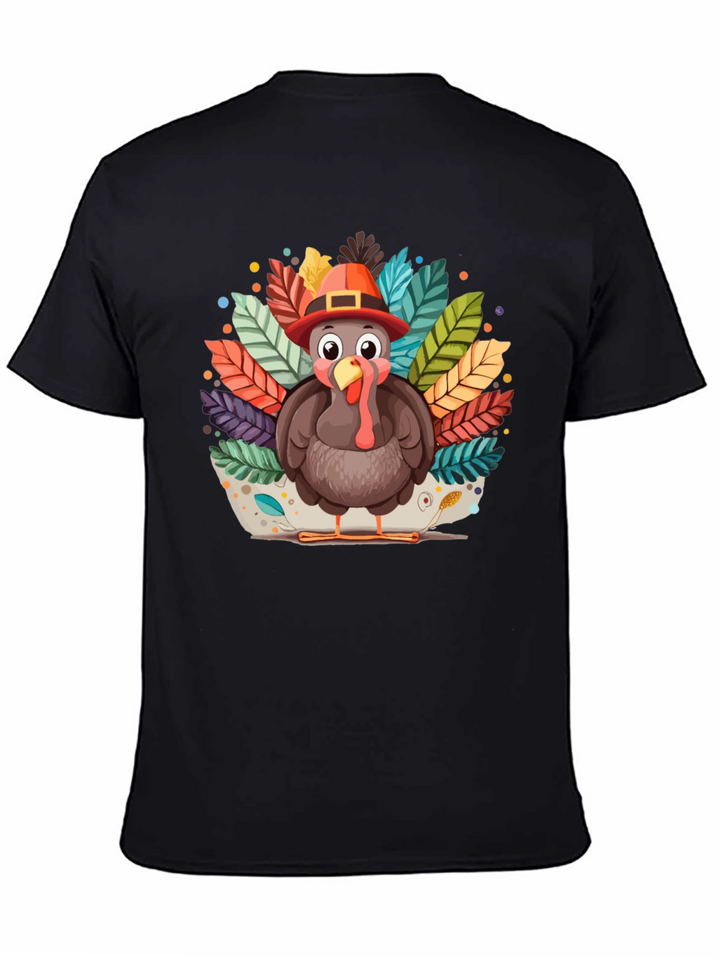 Thanksgiving Turkey T-Shirt - Festive Fall Apparel