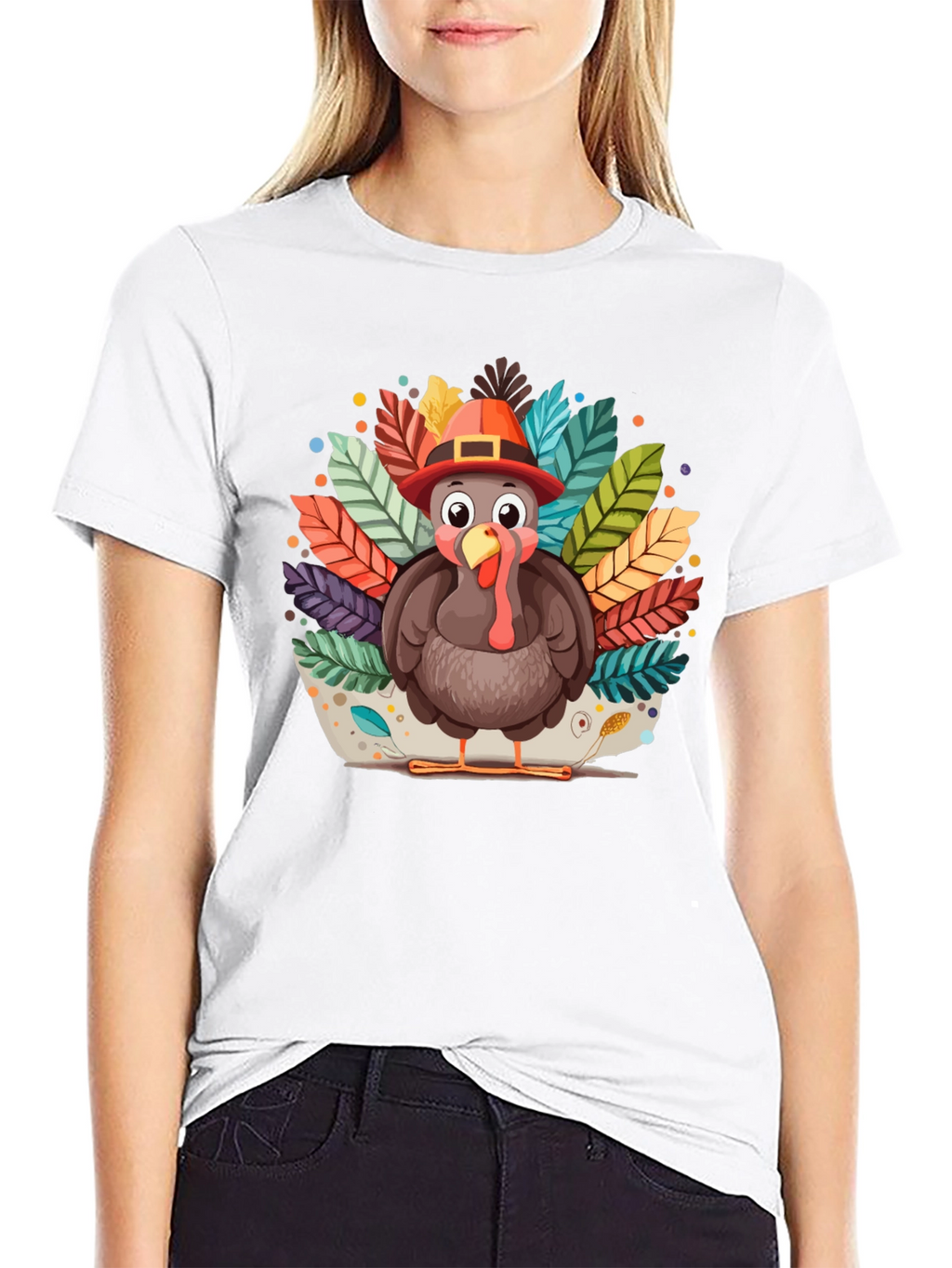 Thanksgiving Turkey T-Shirt - Festive Fall Apparel