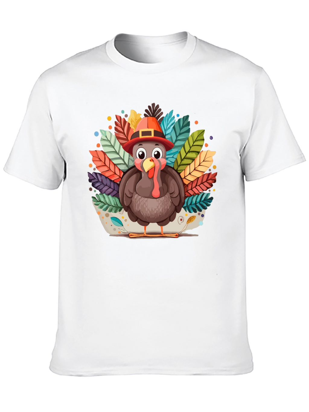 Thanksgiving Turkey T-Shirt - Festive Fall Apparel