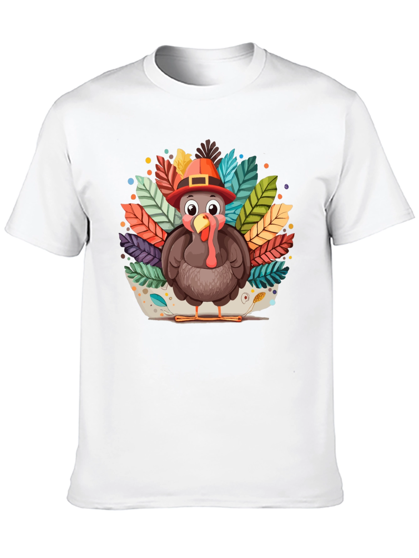 Thanksgiving Turkey T-Shirt - Festive Fall Apparel