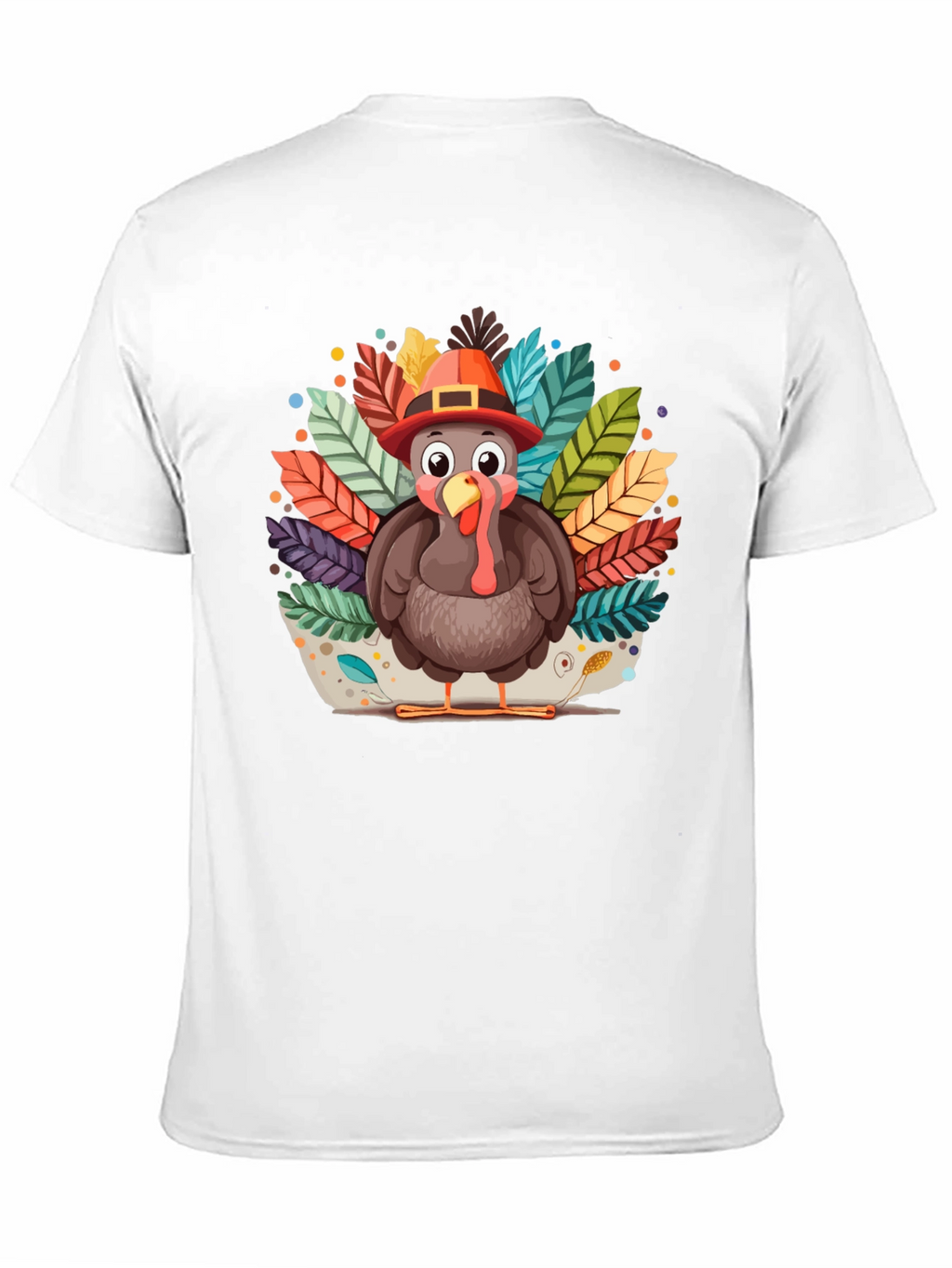 Thanksgiving Turkey T-Shirt - Festive Fall Apparel