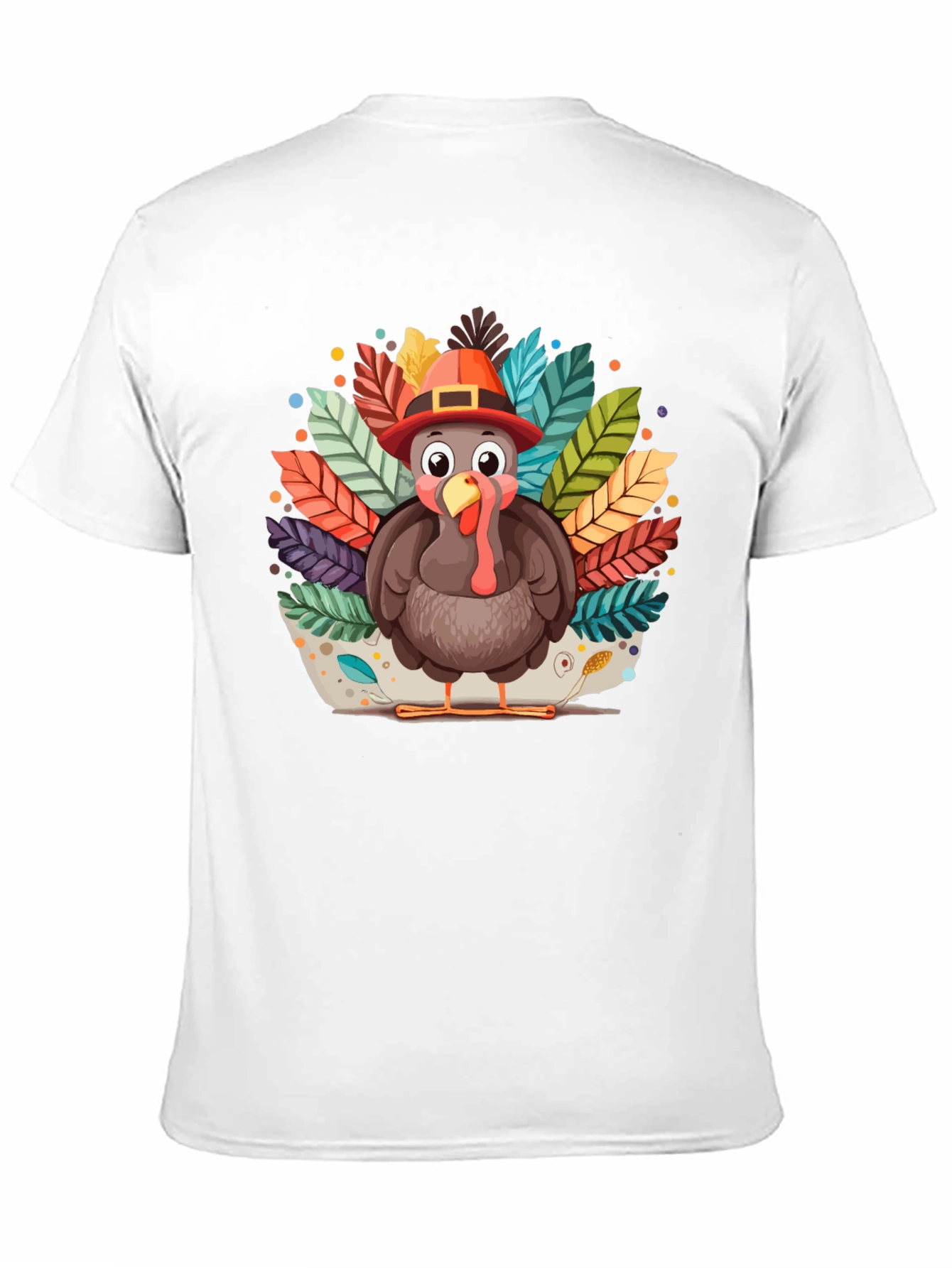 Thanksgiving Turkey T-Shirt - Festive Fall Apparel