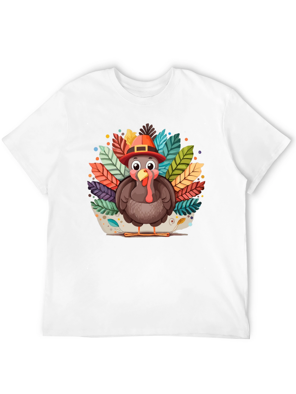 Thanksgiving Turkey T-Shirt - Festive Fall Apparel