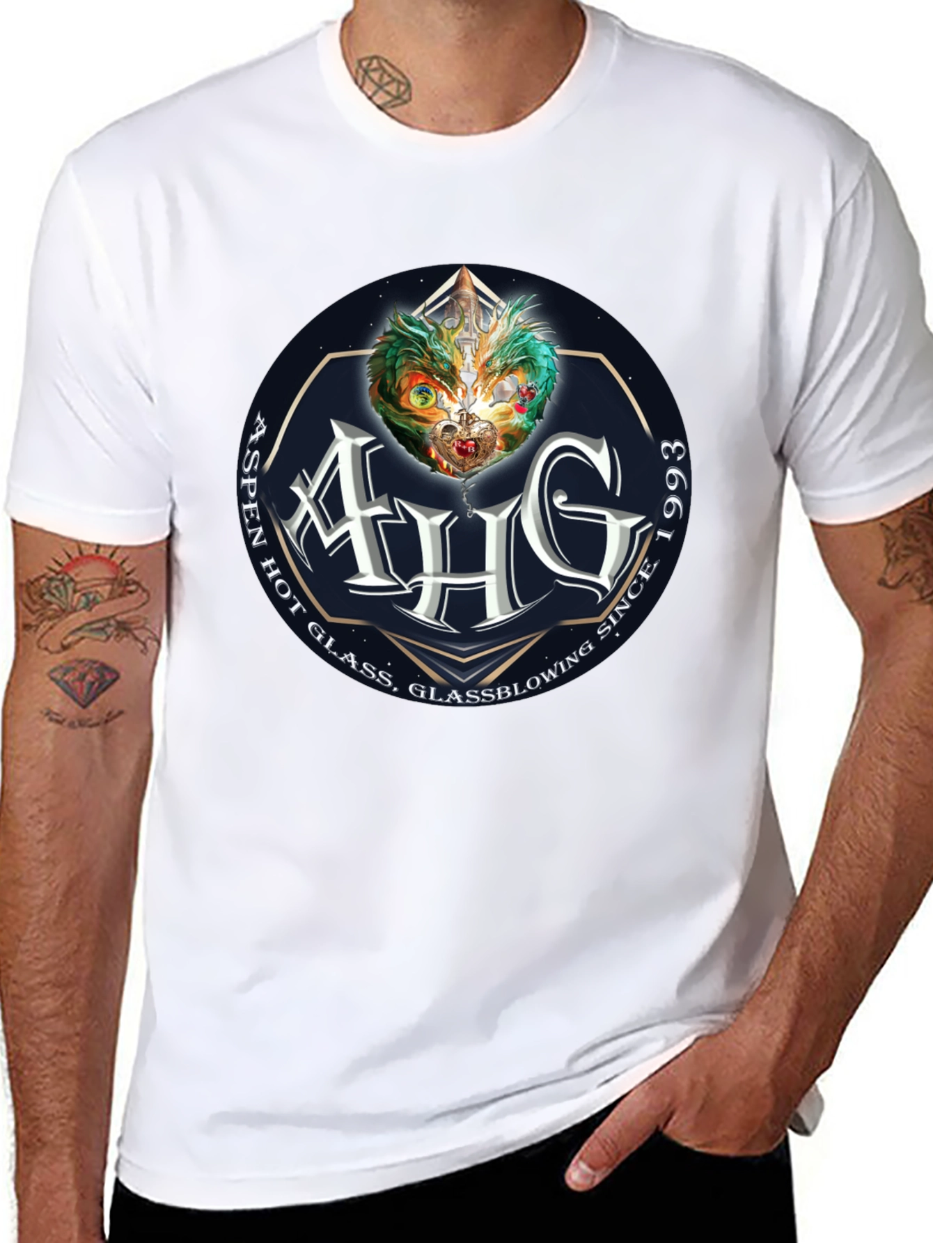 Aspen Hot Glass AHG Graphic T-Shirt