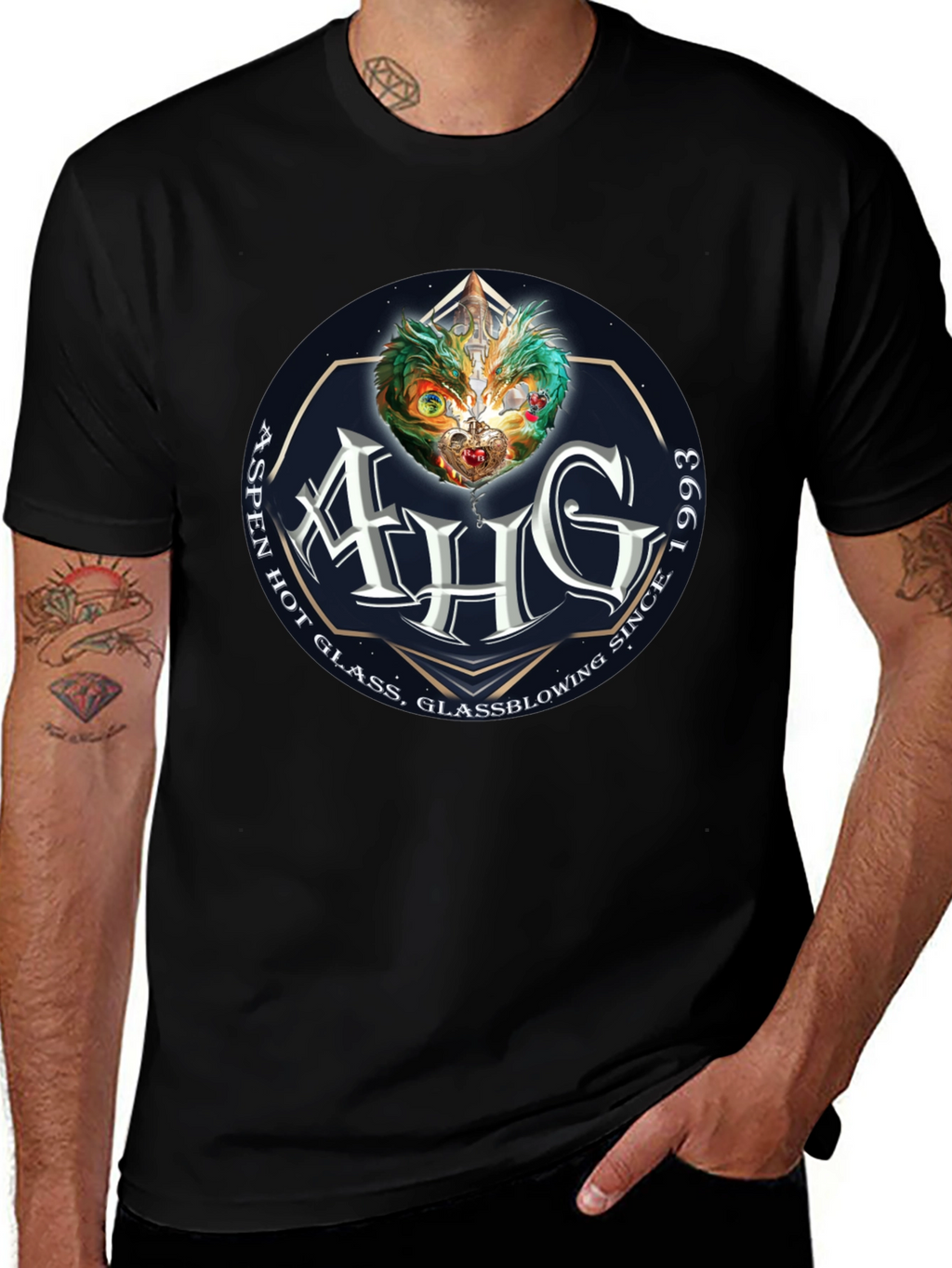 Aspen Hot Glass AHG Graphic T-Shirt