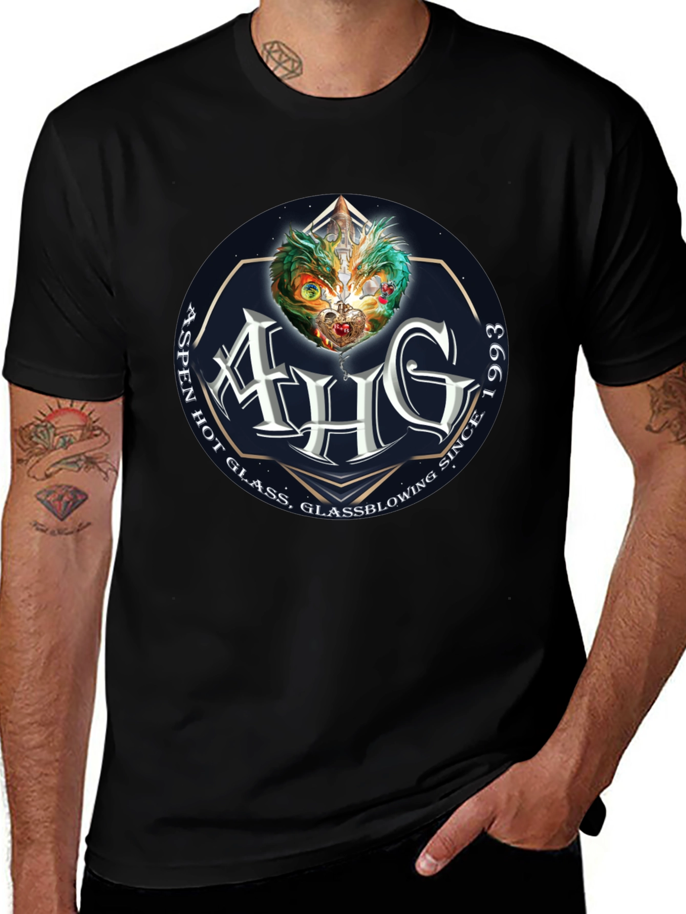 Aspen Hot Glass AHG Graphic T-Shirt