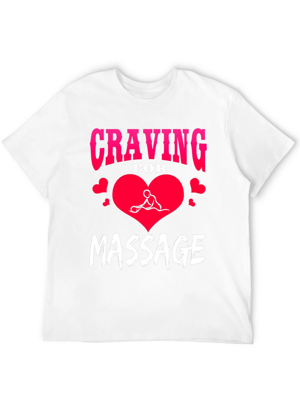 Craving for Massage Black T-Shirt