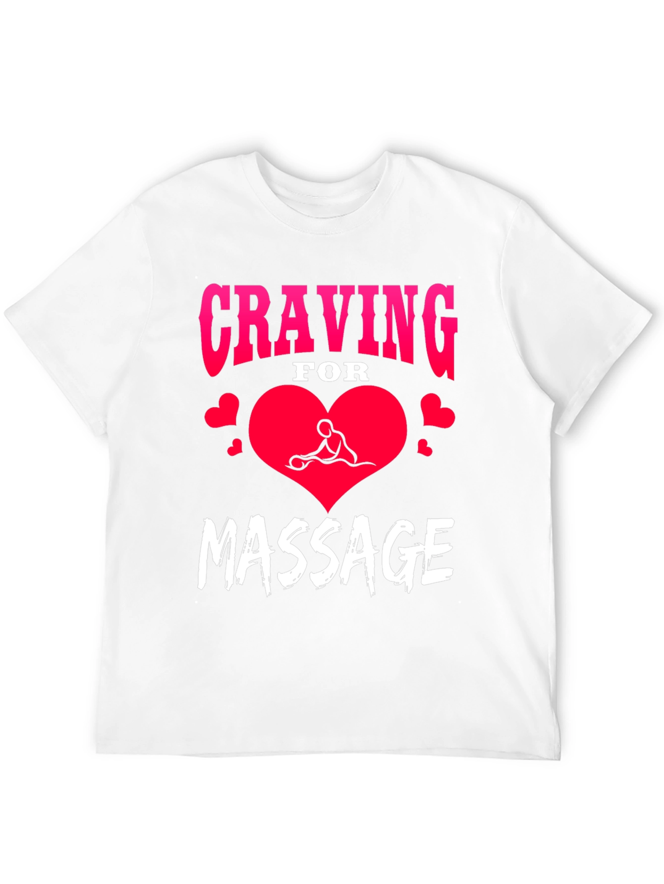 Craving for Massage Black T-Shirt