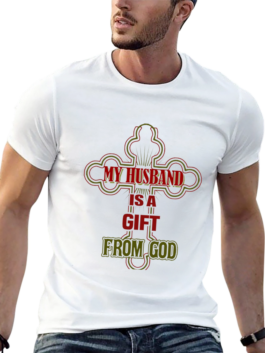 Husband Gift From God Graphic T-Shirt