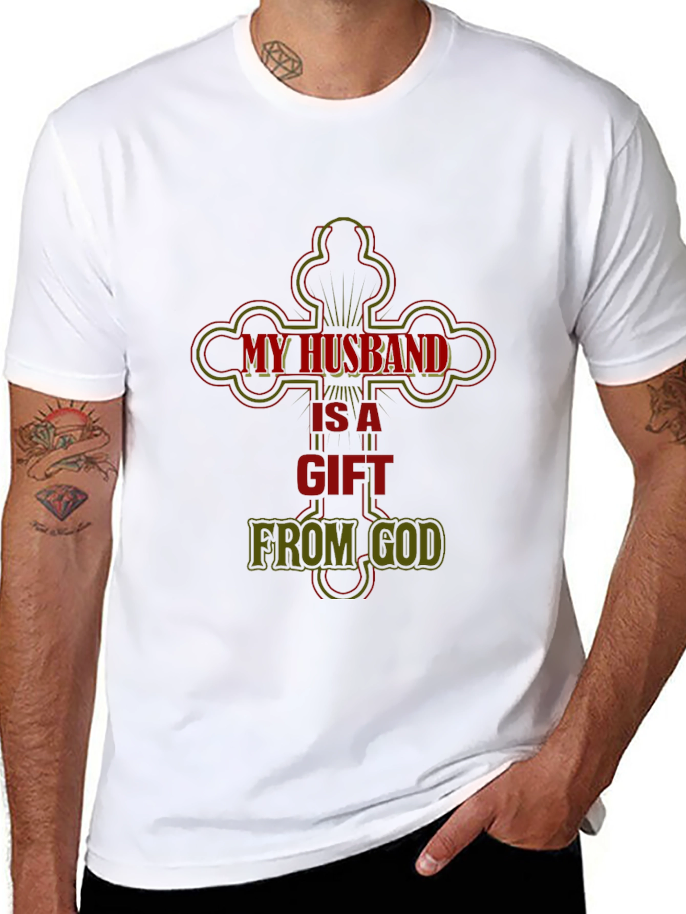 Husband Gift From God Graphic T-Shirt