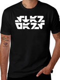 Retro Sci-Fi Graphic Tee - Black