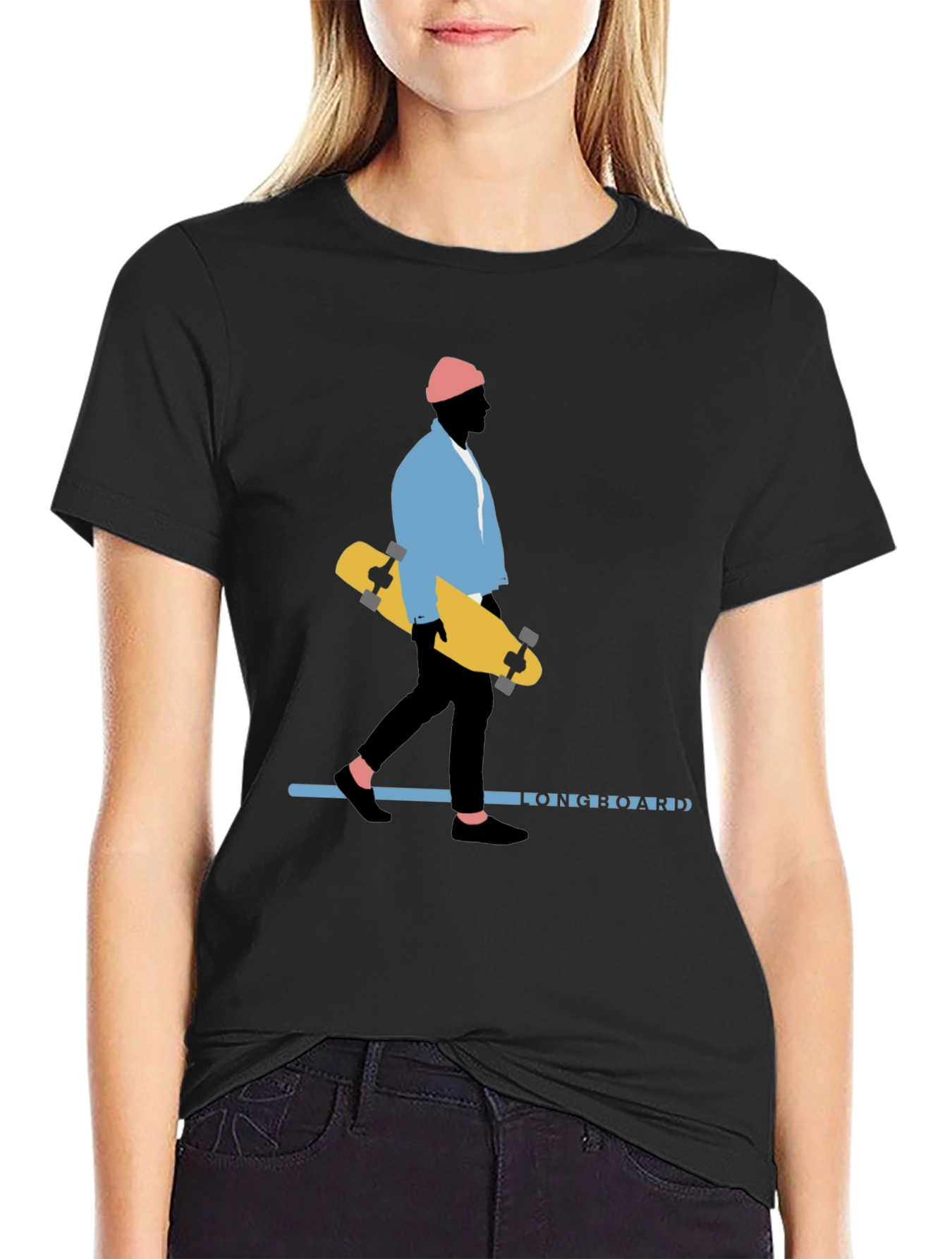 Skateboard Graphic Tee - Stylish Urban Design