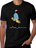 Skateboard Graphic Tee - Stylish Urban Design