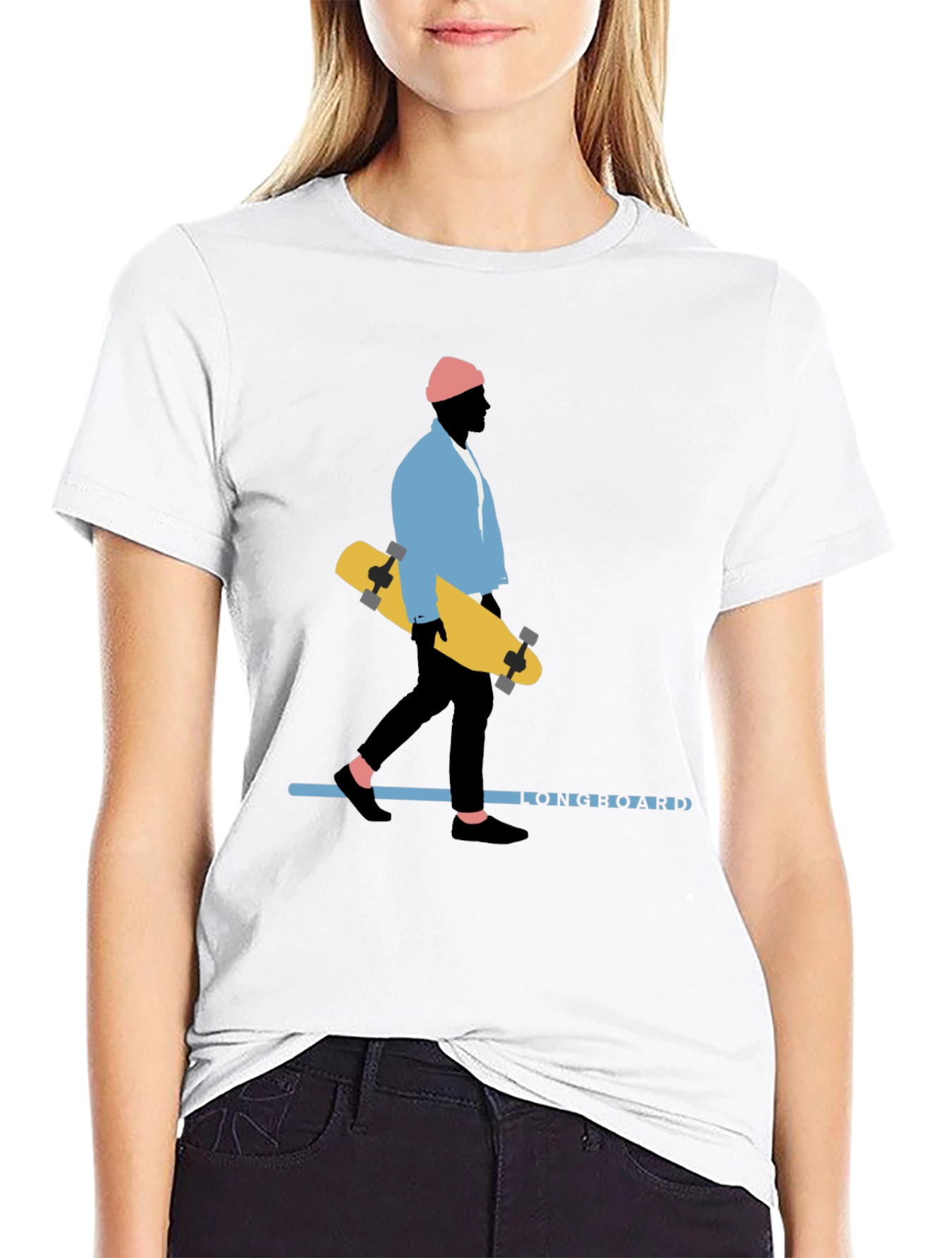 Skateboard Graphic Tee - Stylish Urban Design
