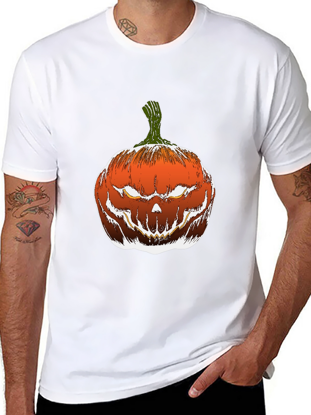 Spooky Pumpkin T-Shirt - Halloween Style