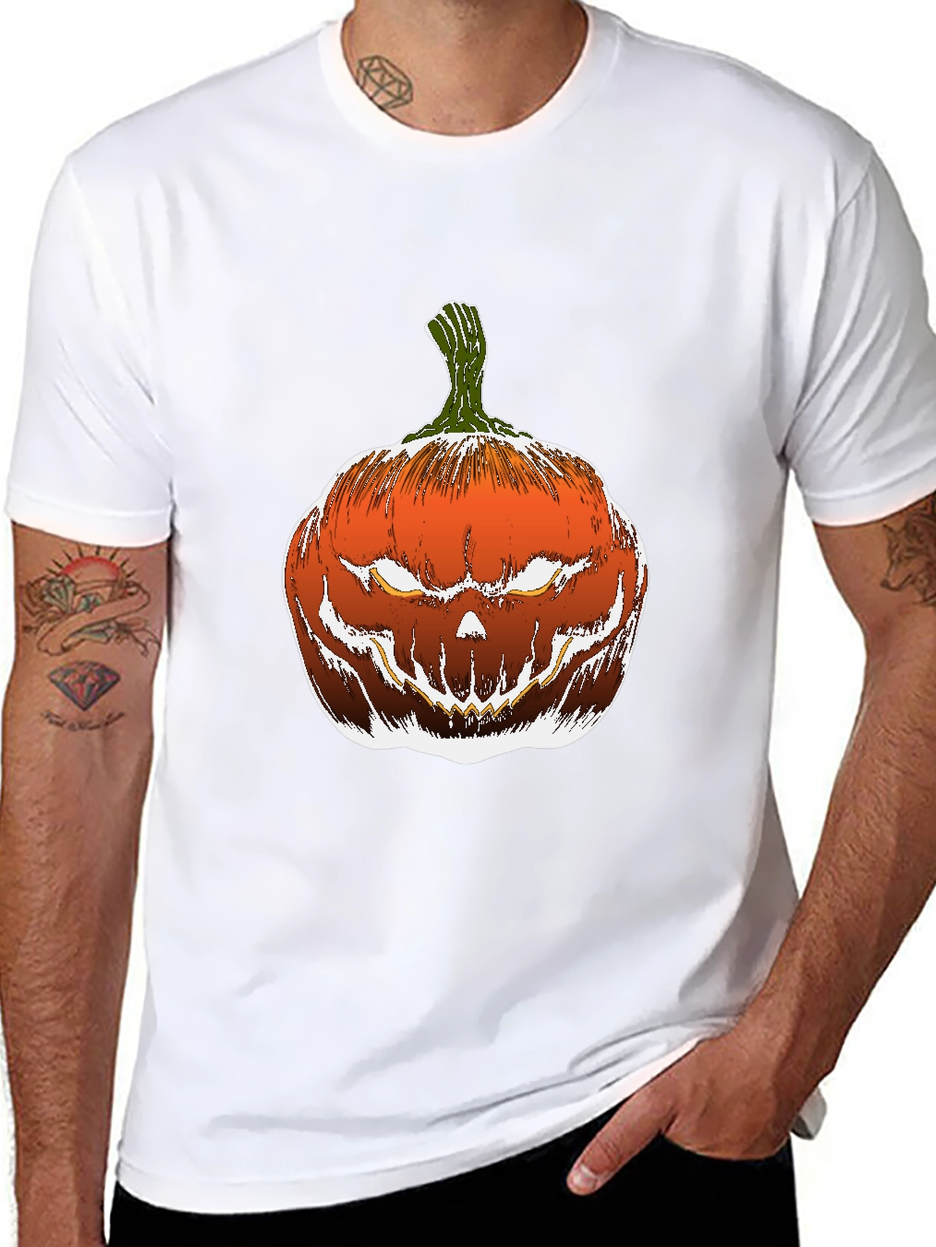 Spooky Pumpkin T-Shirt - Halloween Style