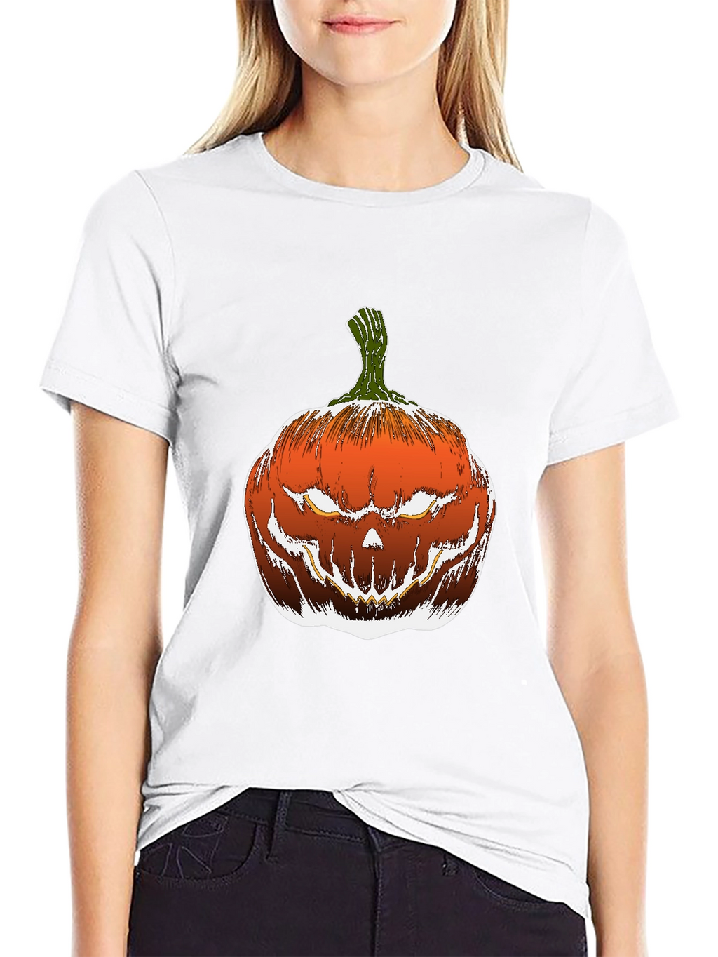 Spooky Pumpkin T-Shirt - Halloween Style