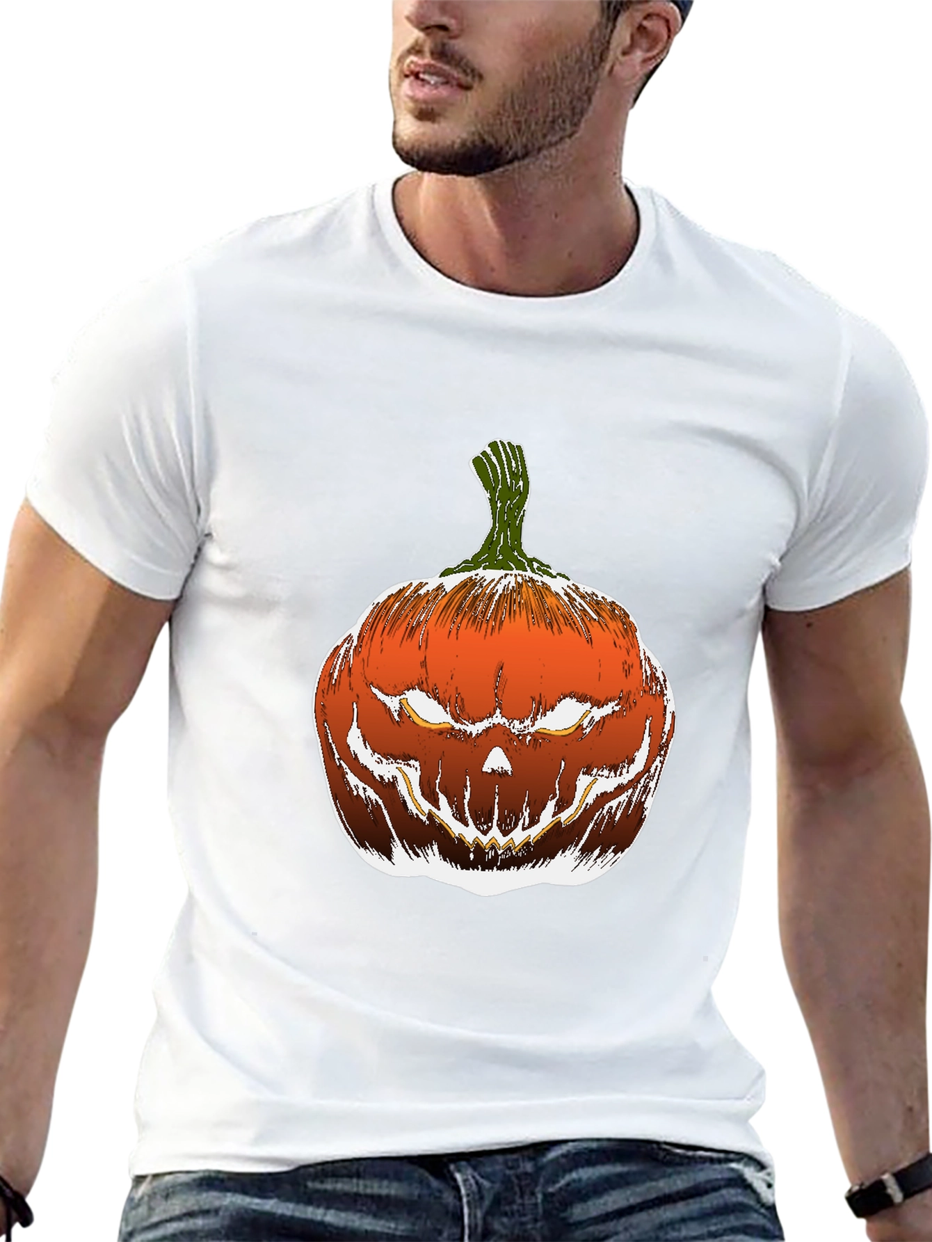 Spooky Pumpkin T-Shirt - Halloween Style