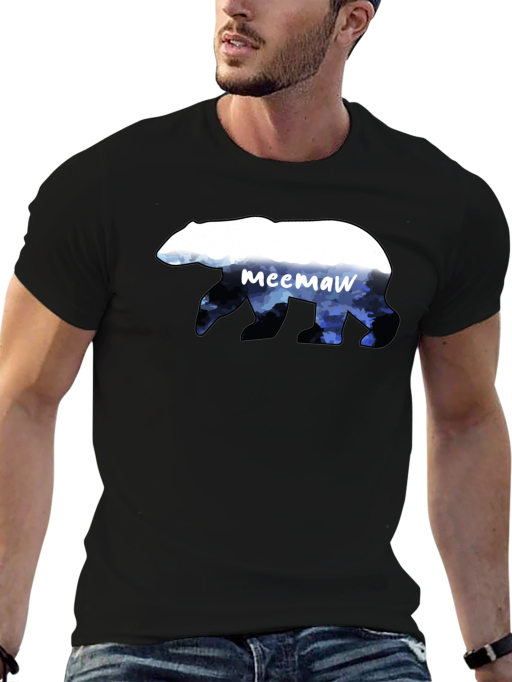 Meemaw Bear Graphic T-Shirt