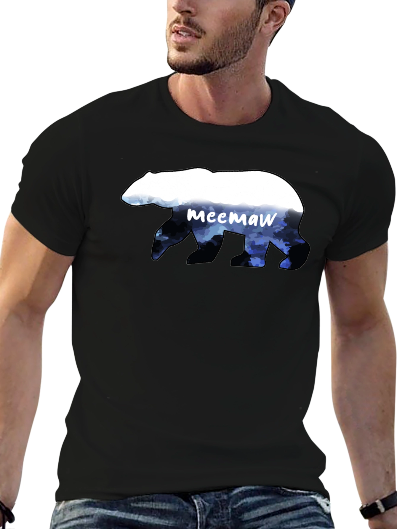 Meemaw Bear Graphic T-Shirt