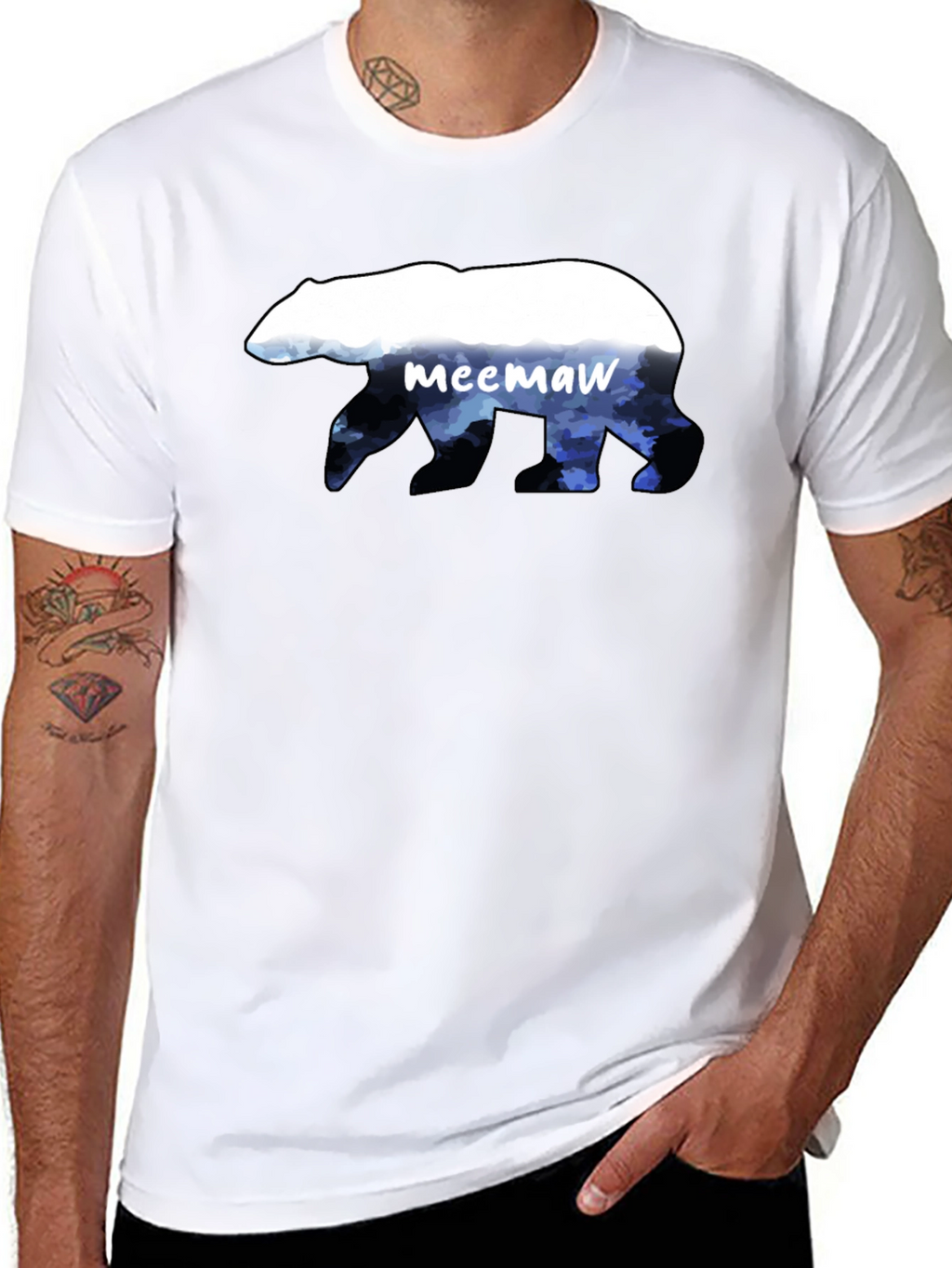 Meemaw Bear Graphic T-Shirt