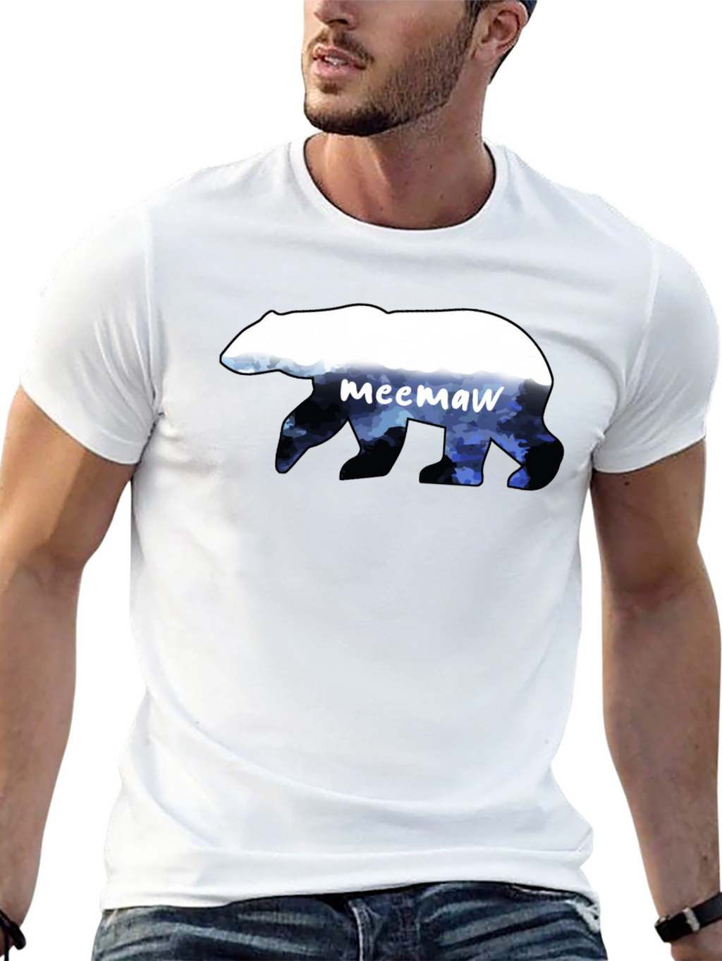 Meemaw Bear Graphic T-Shirt