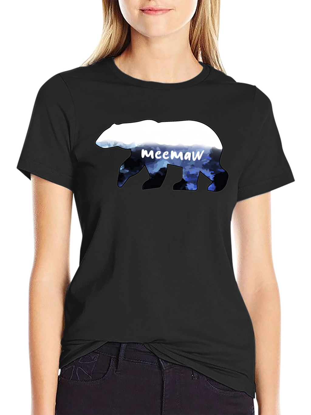Meemaw Bear Graphic T-Shirt