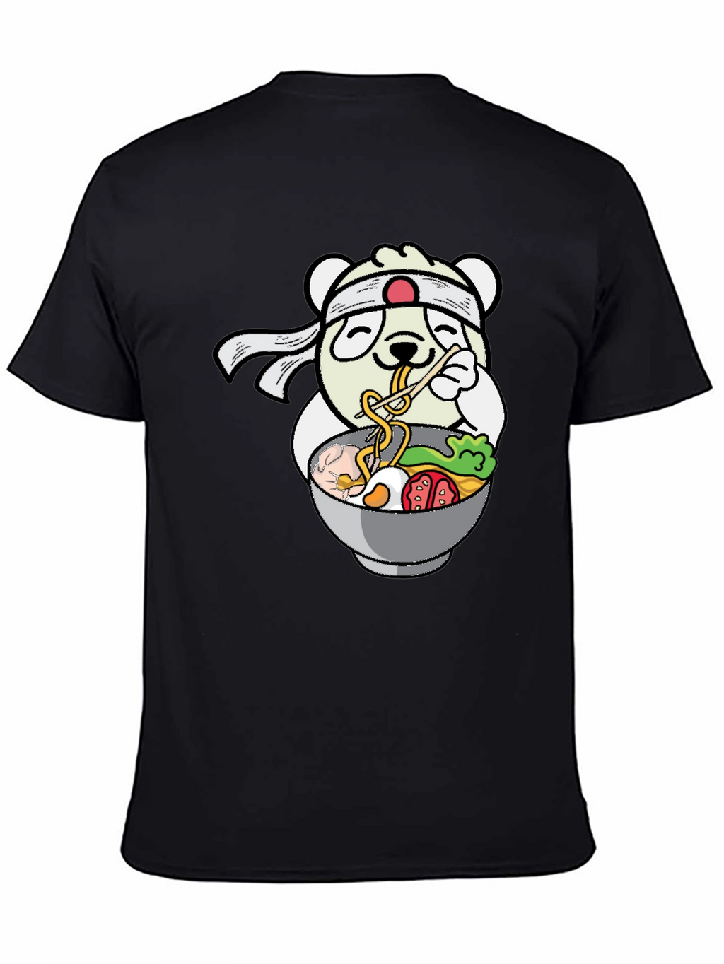 Panda Ramen T-Shirt - Kawaii Noodle Lover Tee