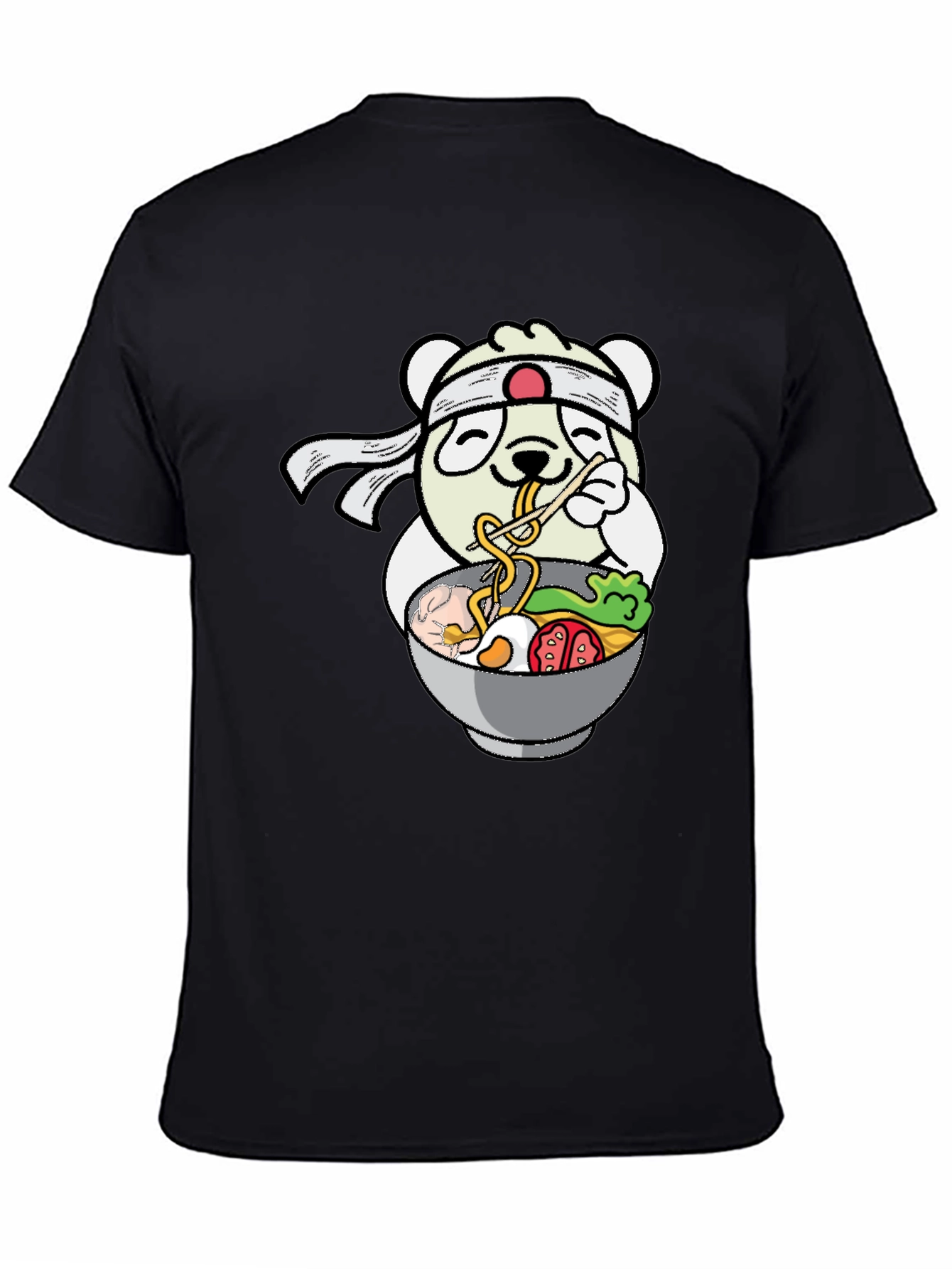 Panda Ramen T-Shirt - Kawaii Noodle Lover Tee