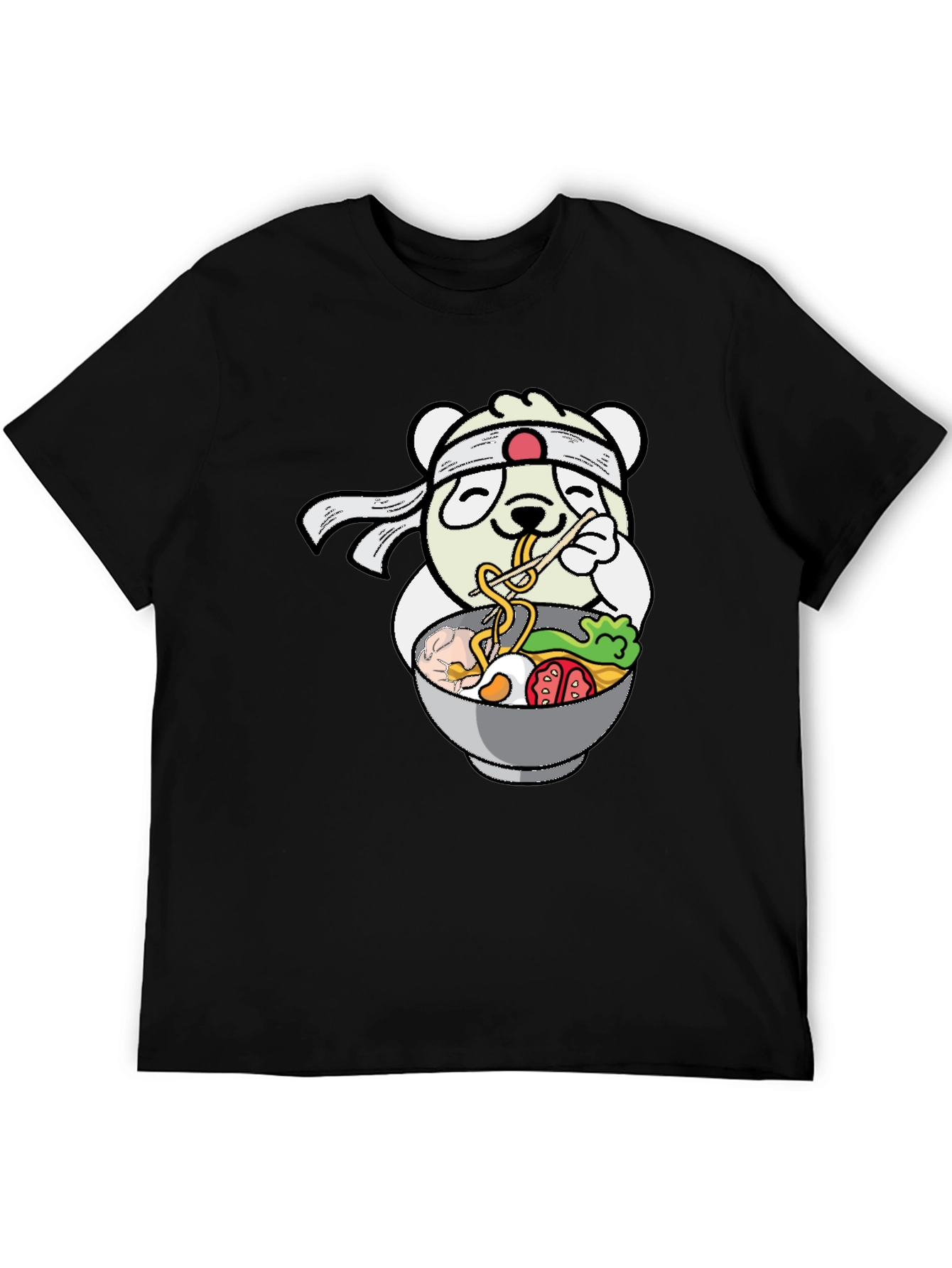 Panda Ramen T-Shirt - Kawaii Noodle Lover Tee