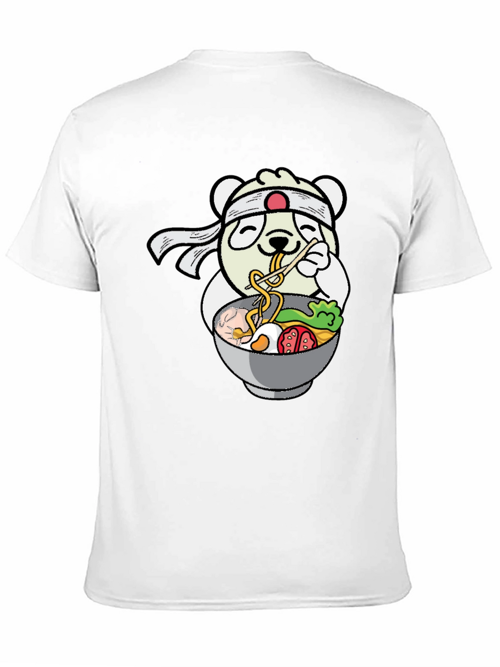 Panda Ramen T-Shirt - Kawaii Noodle Lover Tee