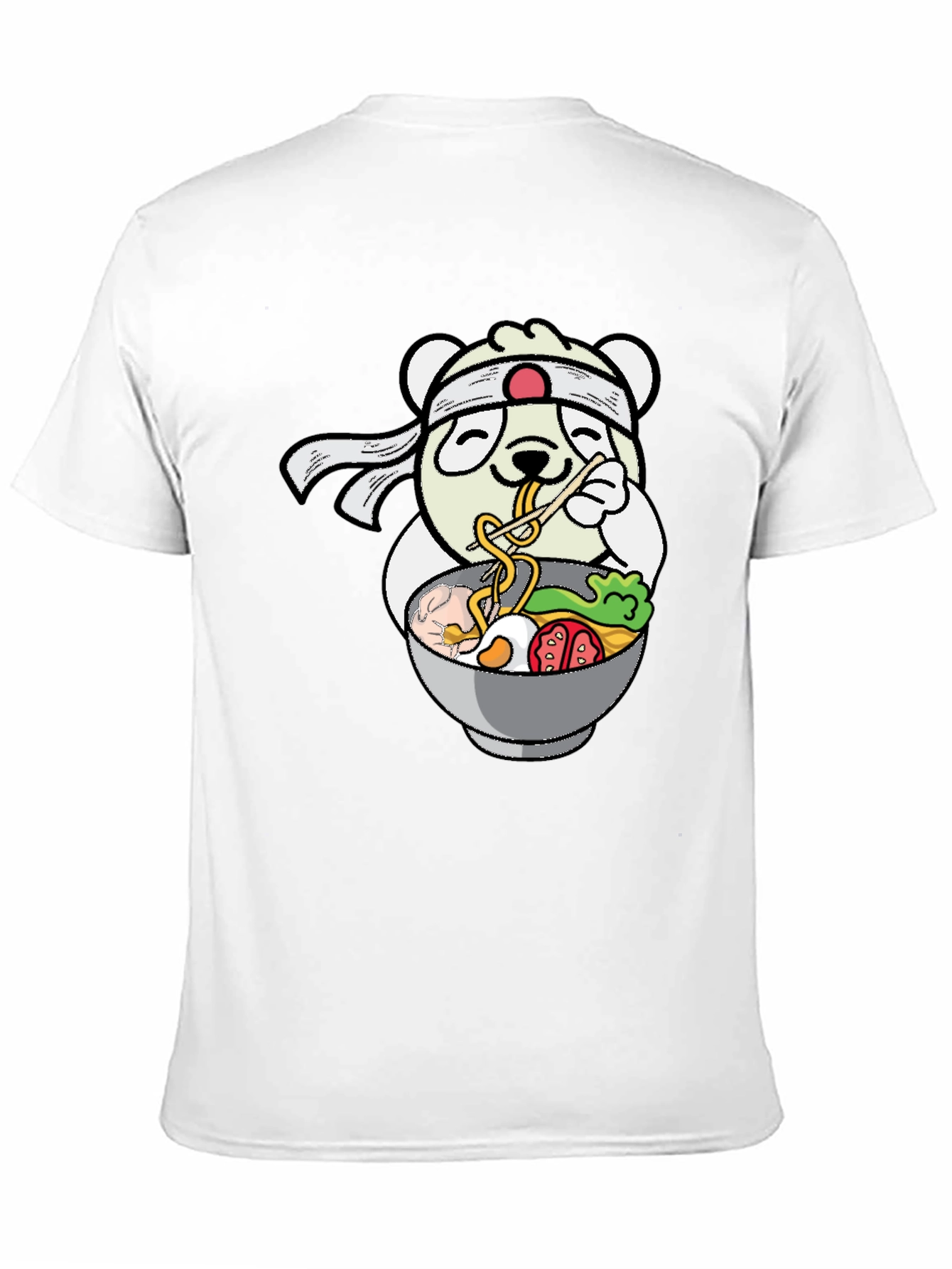 Panda Ramen T-Shirt - Kawaii Noodle Lover Tee