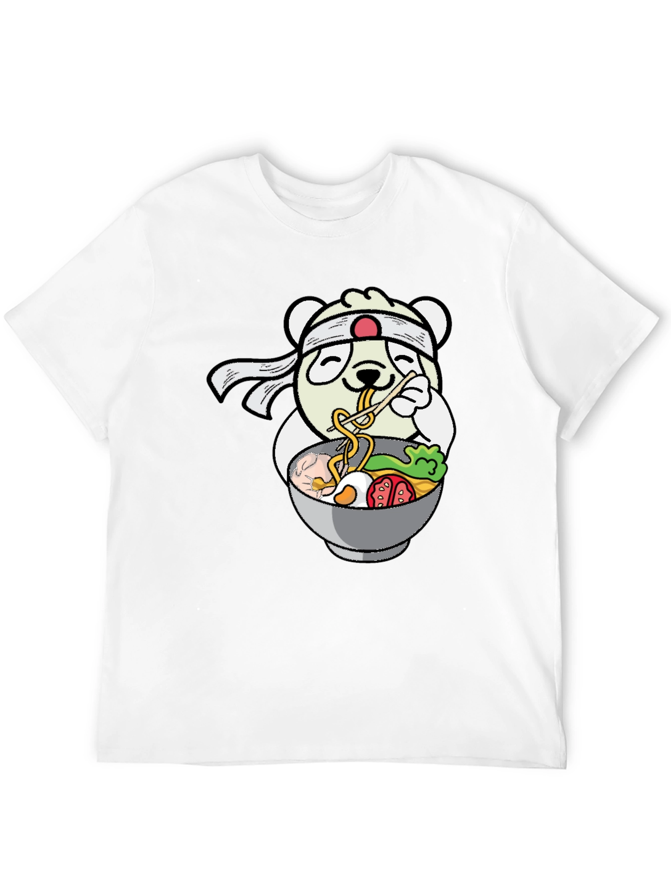 Panda Ramen T-Shirt - Kawaii Noodle Lover Tee