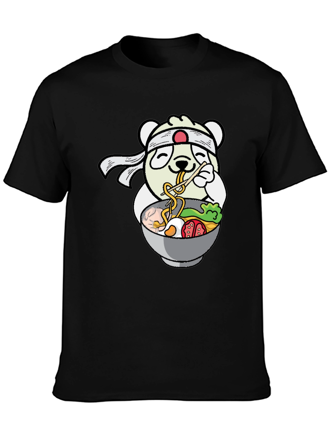 Panda Ramen T-Shirt - Kawaii Noodle Lover Tee