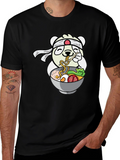 Panda Ramen T-Shirt - Kawaii Noodle Lover Tee