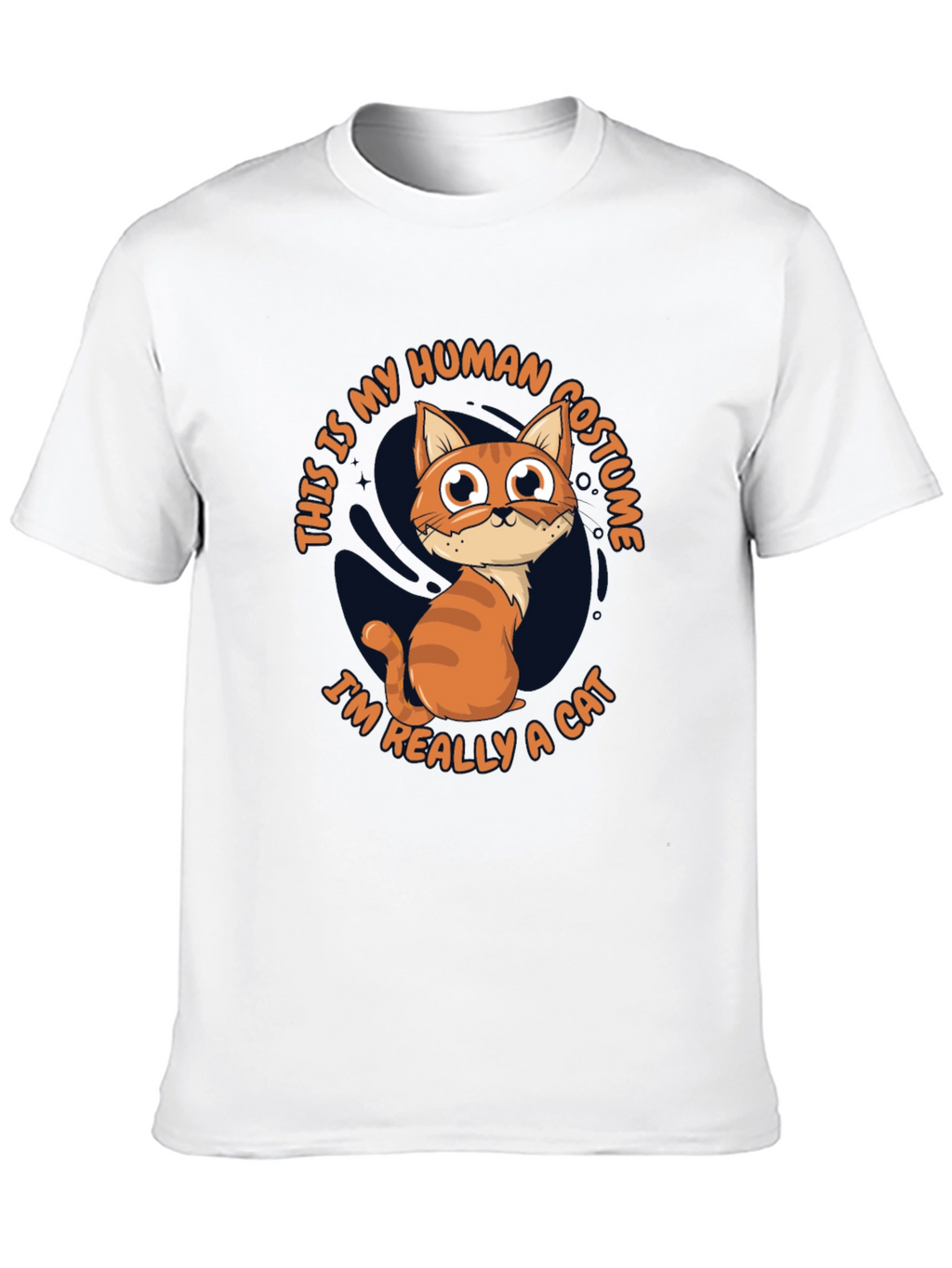 Funny Cat Human Costume T-Shirt