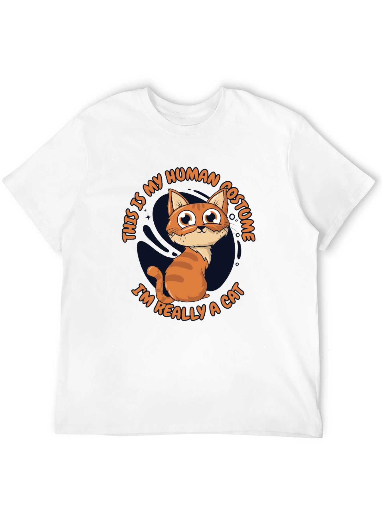 Funny Cat Human Costume T-Shirt
