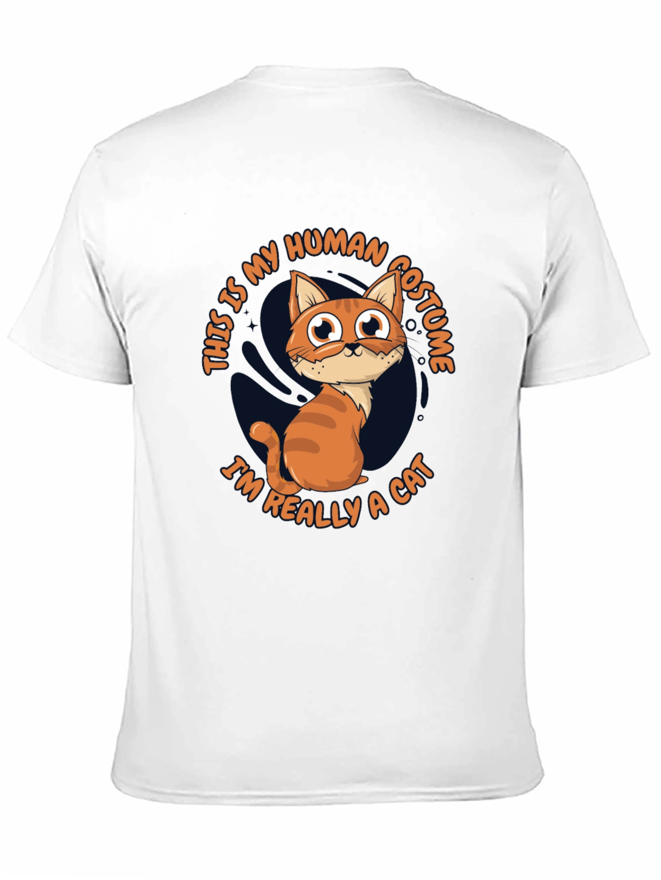 Funny Cat Human Costume T-Shirt