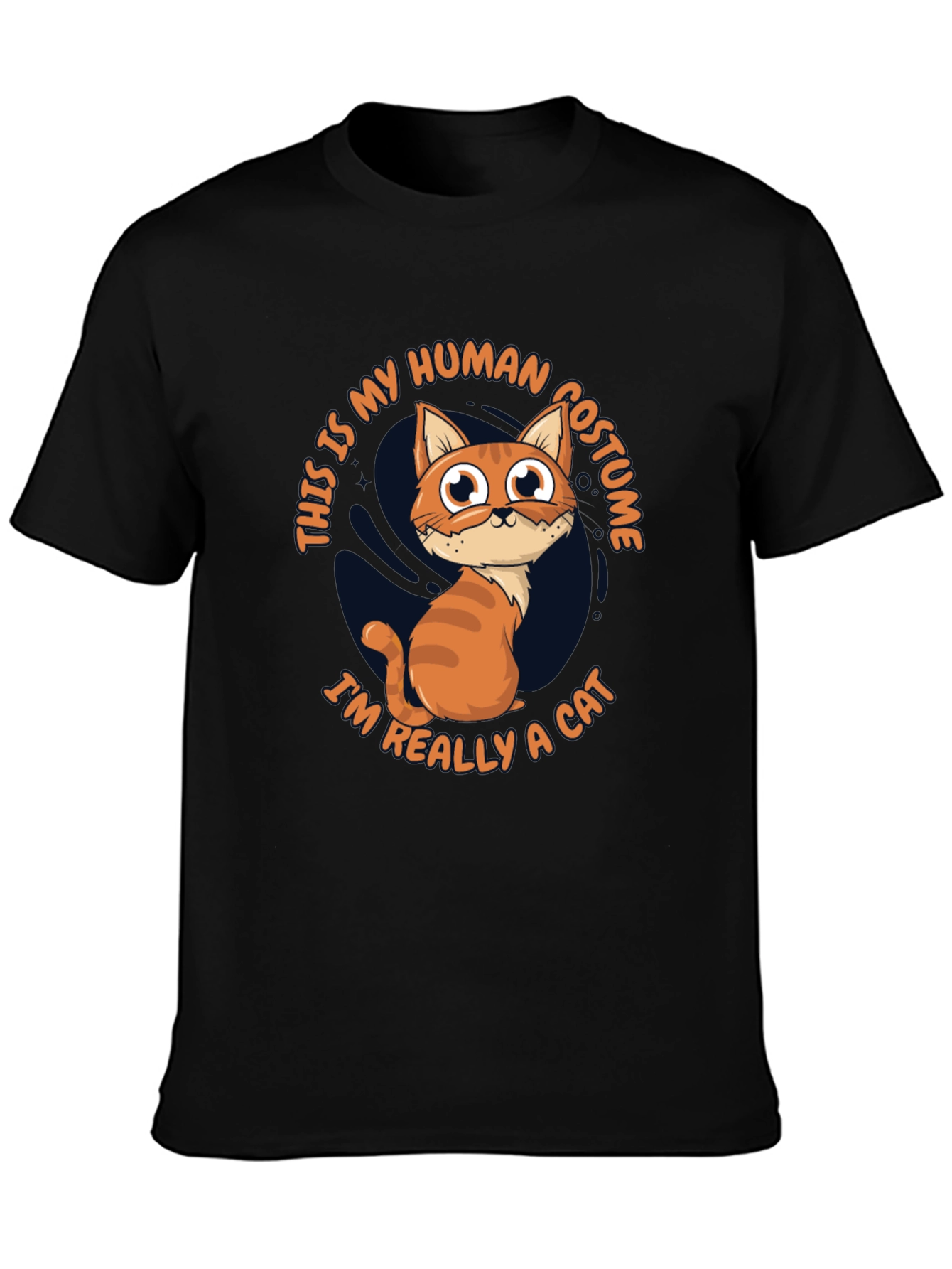 Funny Cat Human Costume T-Shirt