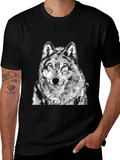 Black Wolf Graphic T-Shirt
