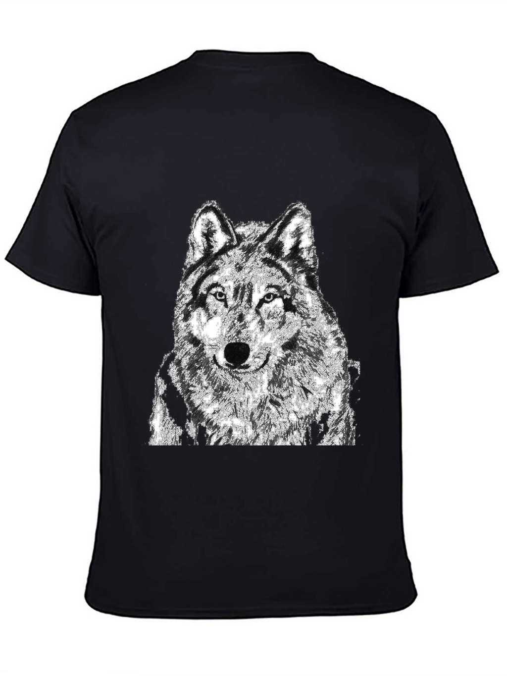 Black Wolf Graphic T-Shirt