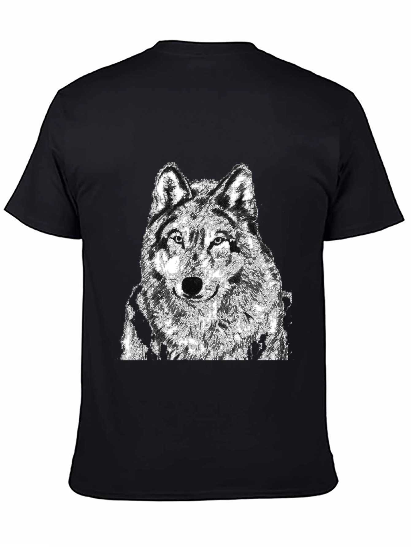 Black Wolf Graphic T-Shirt